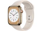 Apple Watch Series 8 - Smartwatch - GPS + Cellular - 45mm, Verzenden, Zo goed als nieuw, Apple