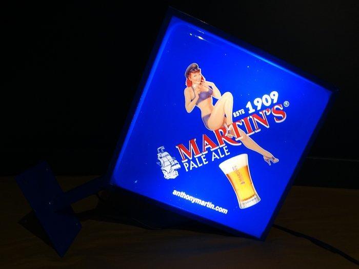 Beer Martins Pale Ale - BEER MARTINS PALE ALE - Lichtbord, Antiek en Kunst, Antiek | Wandborden en Tegels