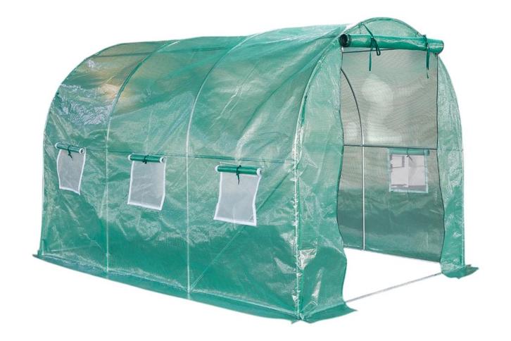 Lendo Online Serre Tunnel avec PE Film 200x300x200 cm 6m², Tuin en Terras, Kassen