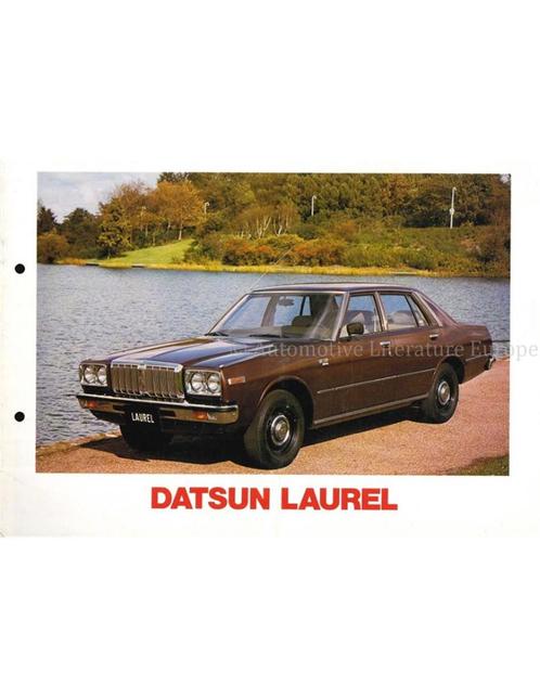 1977 DATSUN LAUREL BROCHURE NEDERLANDS, Livres, Autos | Brochures & Magazines