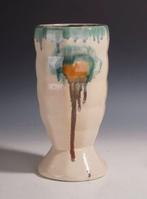 Faienceries de Thulin - Vaas - Art Deco vaas met polychroom