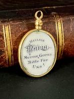 18 karaat - Geel goud - Medaillon - Devotionele hanger