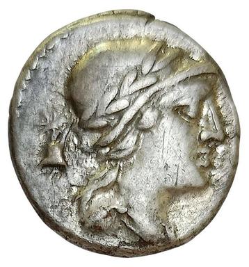 Romeinse Republiek. M. Volteius, 78 BC. Denarius