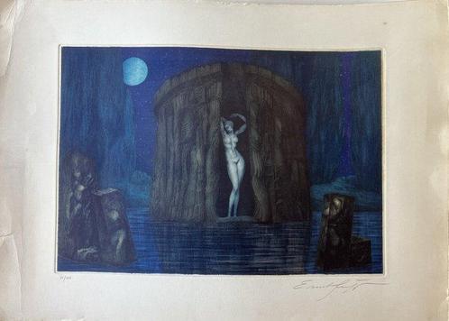 Ernst Fuchs (1930-2015) - La naissance de Vénus, Antiek en Kunst, Antiek | Overige Antiek