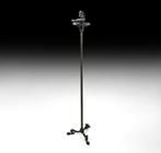 Oud-Romeins Brons Lamp met theatermasker en kroonluchter. 1e, Verzamelen, Mineralen en Fossielen