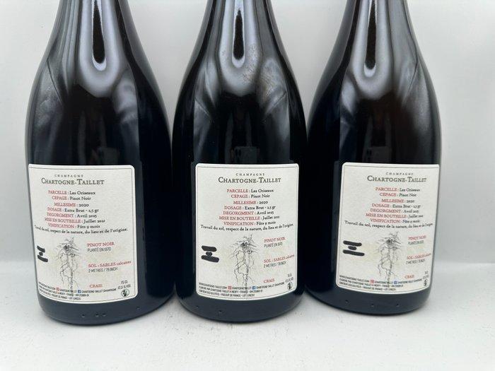 2020 Chartogne Taillet, Orizeaux - Champagne - 3 Flessen, Collections, Vins