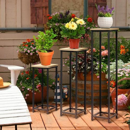 Bloemenkruk - BloemRijk - Stijlvol - Duurzaam - Zwart, Tuin en Terras, Bloembakken en Plantenbakken, Nieuw, Ophalen of Verzenden