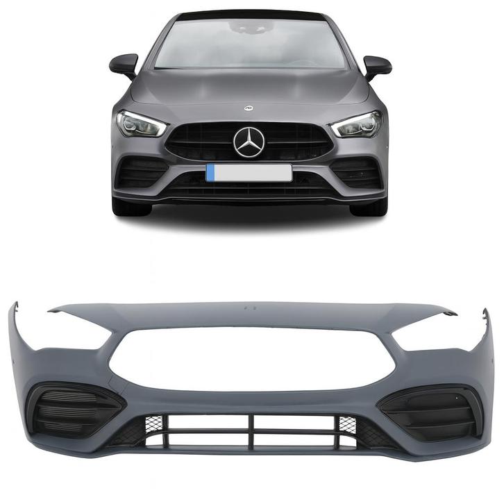Voorbumper | Mercedes-Benz | CLA-klasse Coupé 19- C118 / CLA, Auto-onderdelen, Carrosserie, Nieuw, Mercedes-Benz, Verzenden