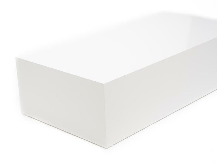 *TIP*  Wit glossy podium 100 x 50 x 25 B-BKP-005, Zakelijke goederen, Kantoor en Winkelinrichting | Winkel en Inventaris, Ophalen of Verzenden