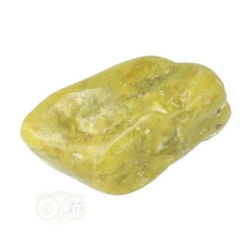Lizardiet trommelsteen Nr 27 - 35 gram, Handtassen en Accessoires, Edelstenen, Nieuw, Verzenden
