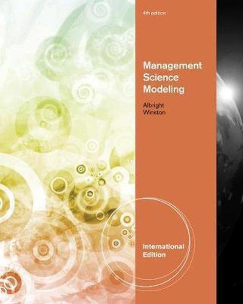 Management Science Modeling 9781111532451, Livres, Livres Autre, Envoi
