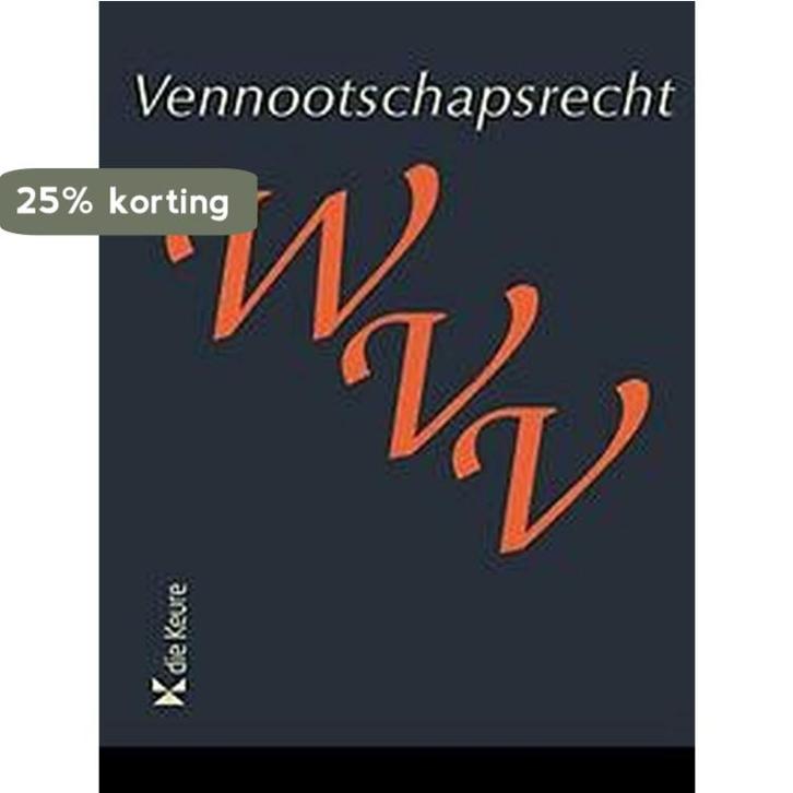 Vennootschapsrecht / Blauwe wetboeken 9789048638956, Boeken, Wetenschap, Gelezen, Verzenden