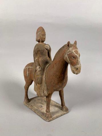 Chinois ancien Cavalier en terre cuite dynastie HAN 206