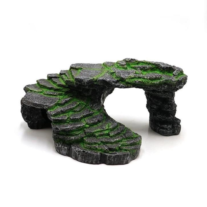 Plateau van stenen met doorgang en grot medium OS-302 - aqua, Dieren en Toebehoren, Vissen | Aquaria en Toebehoren, Sierelement
