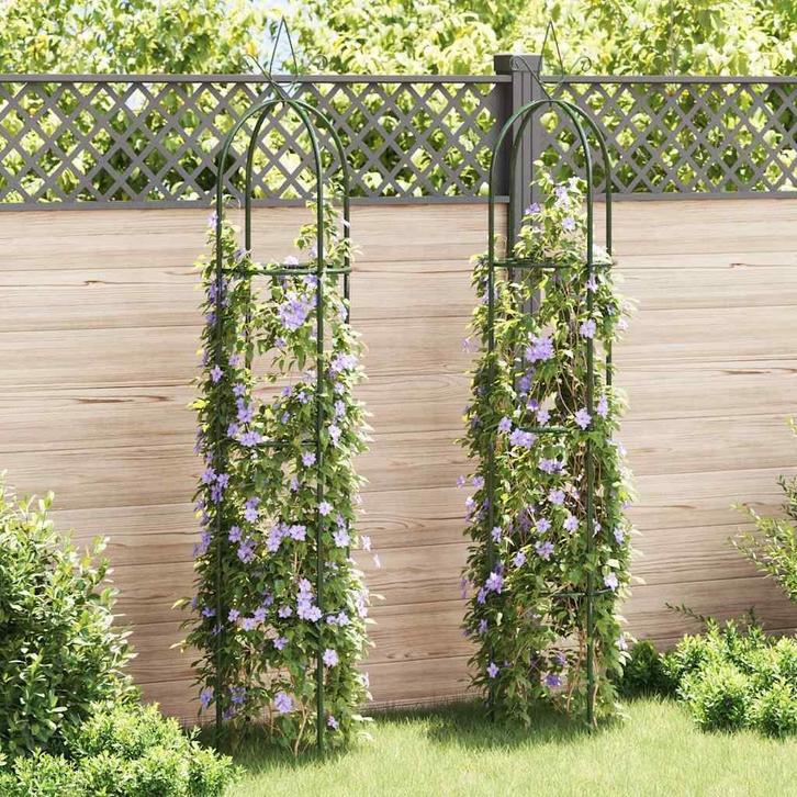 vidaXL Tuinboogtorens 2 st, Tuin en Terras, Palen, Balken en Planken, Nieuw, Verzenden