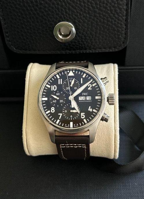 IWC - Chocolate Dial Pilot Antoine de Saint Exupery -, Handtassen en Accessoires, Horloges | Antiek