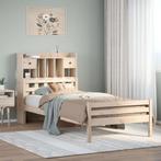 vidaXL Bed met boekenkast zonder matras massief grenenhout, Huis en Inrichting, Verzenden, Nieuw