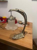 Tafellamp - Legering, Glas - Tafelamp Adler Bronze, Antiek en Kunst