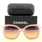 Chanel - Square Beige and Silver Tone - Lunettes de soleil