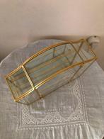 Vitrinekast - Glas, Kristal, Messing