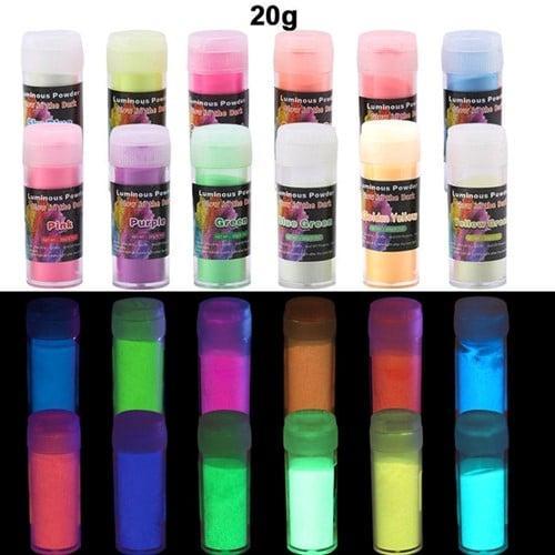 Pigment luminous poeder glow in the dark kleurstof voor, Hobby en Vrije tijd, Knutselen, Nieuw
