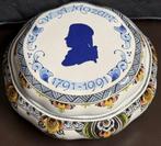 Delft, Plateelbakkerij - Koektrommel - W. A. Mozart Sterfdag, Antiek en Kunst