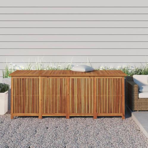vidaXL Tuinbox 200x80x75 cm massief acaciahout, Tuin en Terras, Bergingen en Tuinkasten, Nieuw, Verzenden