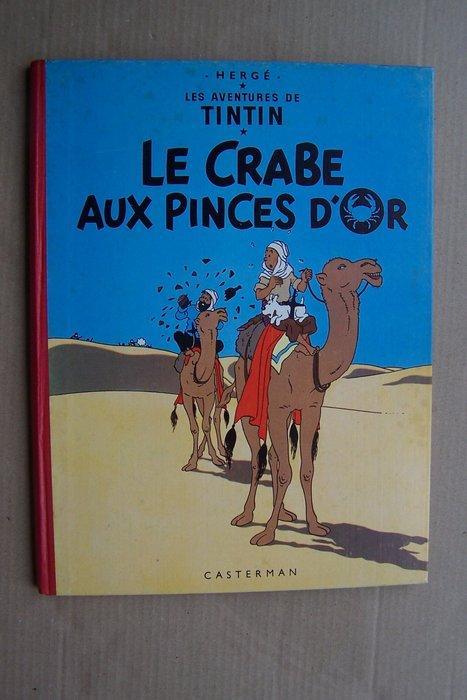Tintin - Le Crabe aux Pinces dOr (B27) + Le lotus Bleu, Boeken, Stripverhalen