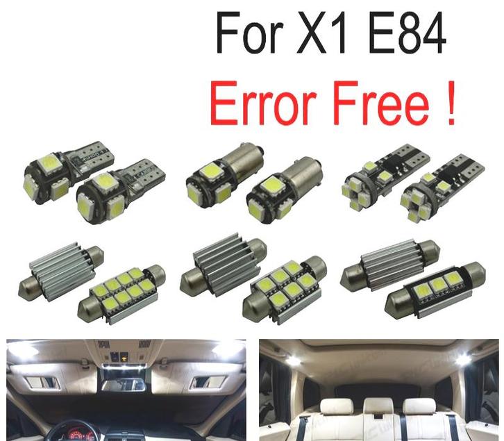 Kit 16 Ampoules Led Intérieur Pour Bmw X1 E84 10-15, Auto-onderdelen, Verlichting, Verzenden