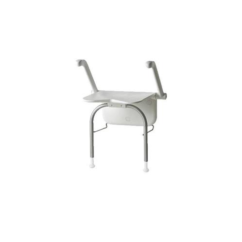 Douchezitting Etac Relax met Armsteunen en Steunpoten 39x45, Doe-het-zelf en Bouw, Sanitair, Overige typen, Nieuw, Ophalen of Verzenden