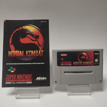Mortal Kombat SNES, Games en Spelcomputers, Games | Nintendo Super NES, Ophalen of Verzenden, Zo goed als nieuw