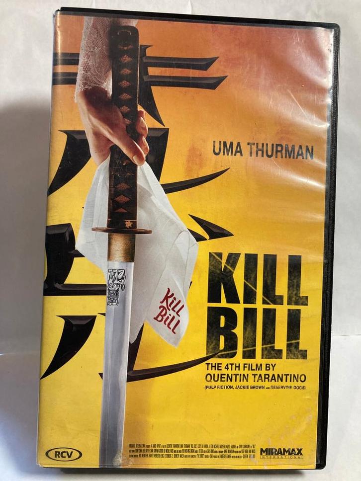 KILL BILL (EX RENTAL) (VHS), Cd's en Dvd's, VHS | Film, Gebruikt