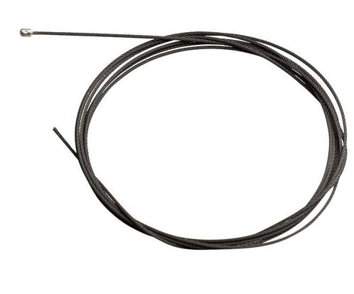 Zwarte Staalkabel met eindstop 1.2mm dik en 5 meter lang, Tuin en Terras, Overige Tuin en Terras, Verzenden