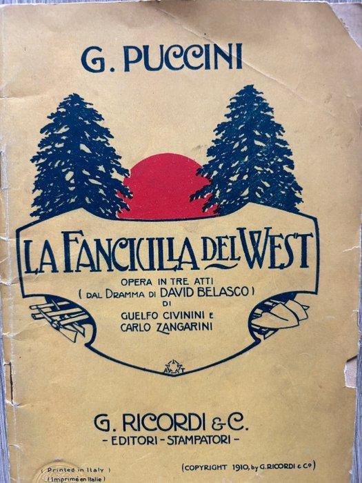 Giacomo Puccini - La Fanciulla del West – G. Ricordi & C., Antiek en Kunst, Antiek | Boeken en Manuscripten