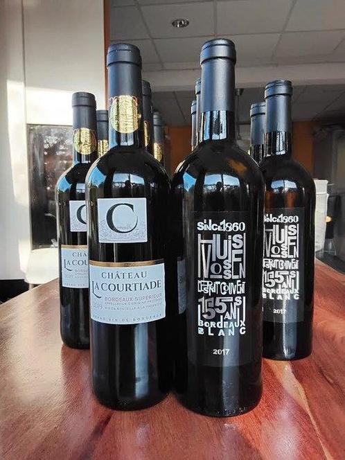 2019 x 6 Chateau La Courtiade & 2017 x 6 Huis Vossen, Verzamelen, Wijnen