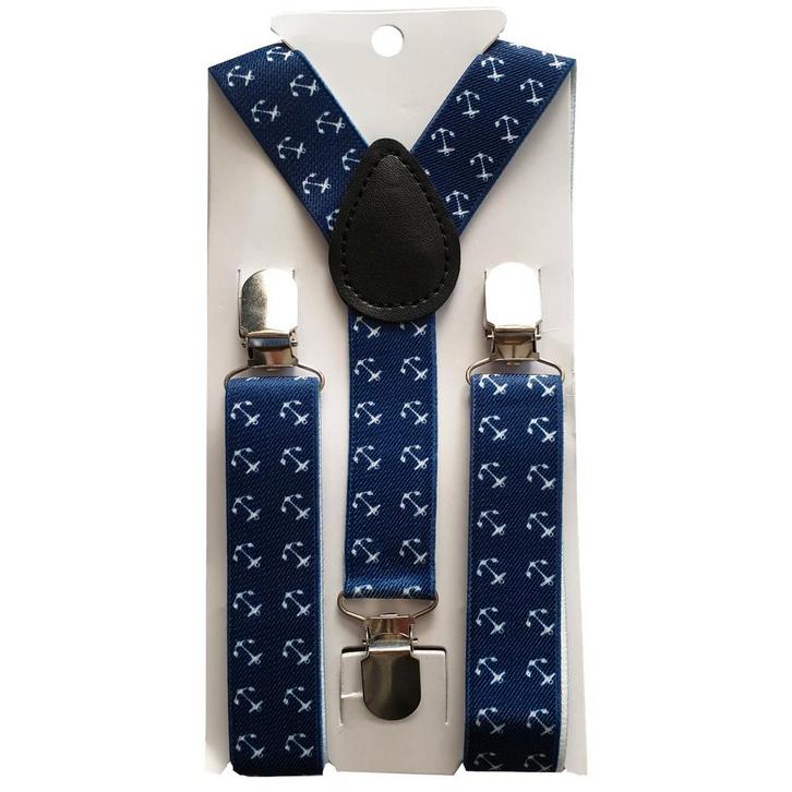 Fako Fashion - Kinder Bretels - Print - Anker - 65cm -, Kinderen en Baby's, Kinderkleding | Overige, Verzenden