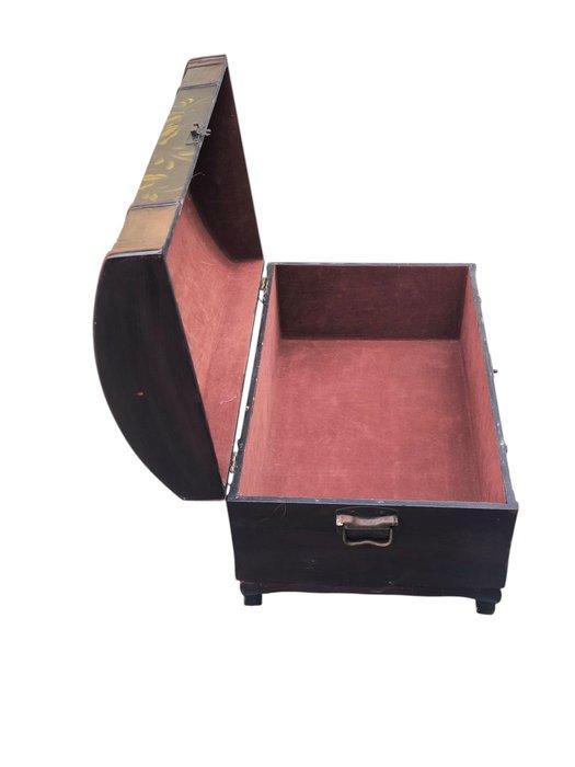 Opbergkoffer - Hout, Metaal, Textiel, Antiquités & Art, Curiosités & Brocante