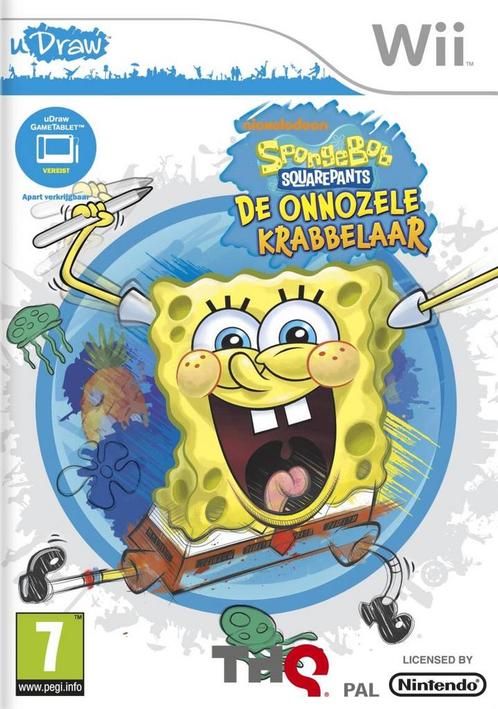 uDraw Spongebob Squarepants de Onnozele GameshopX.nl, Games en Spelcomputers, Games | Nintendo Wii, Verzenden