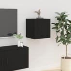 vidaXL Tv-wandmeubel 40x34,5x40 cm zwart, Huis en Inrichting, Kasten |Televisiemeubels, Verzenden, Nieuw