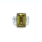 Zonder Minimumprijs - Ring - 14 karaat Witgoud - 12.11ct., Nieuw