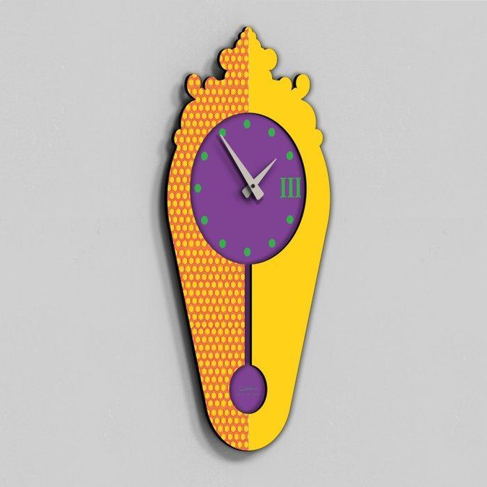 Slingerklok - Modern Hout, Composiet - 2023, Antiek en Kunst, Kunst | Designobjecten