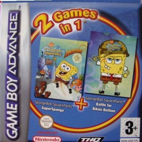 SpongeBob SquarePants SuperSponge + SpongeBob SquarePants..., Games en Spelcomputers, Games | Nintendo Game Boy, Zo goed als nieuw
