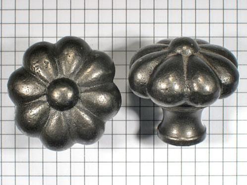 Knop mandarijn ijzer blank gelakt 39 mm, Huis en Inrichting, Woonaccessoires | Overige, Nieuw