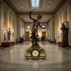 Pendule - Zinklegering, Onyx - 1900-1910