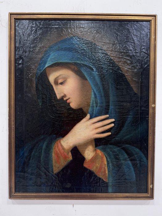 Scuola Italiana (XVIII-XIX) - Madonna, Antiek en Kunst, Kunst | Schilderijen | Klassiek