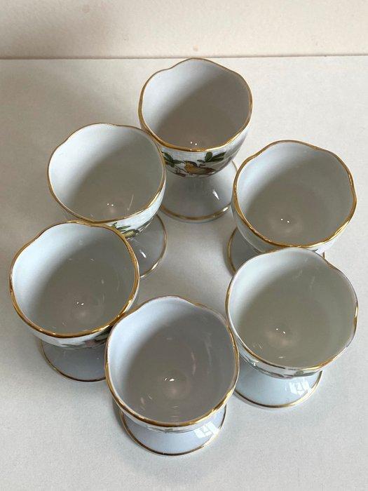 Herend - Ontbijtservies (6) - rothschild - Beenderporselein,, Antiquités & Art, Antiquités | Meubles | Tables