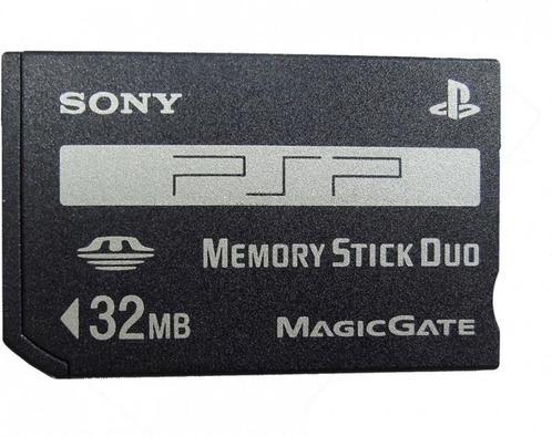 Sony Memory Stick Pro Duo 32MB MagicGate (PSP Accessoires), Games en Spelcomputers, Spelcomputers | Sony PSP, Zo goed als nieuw