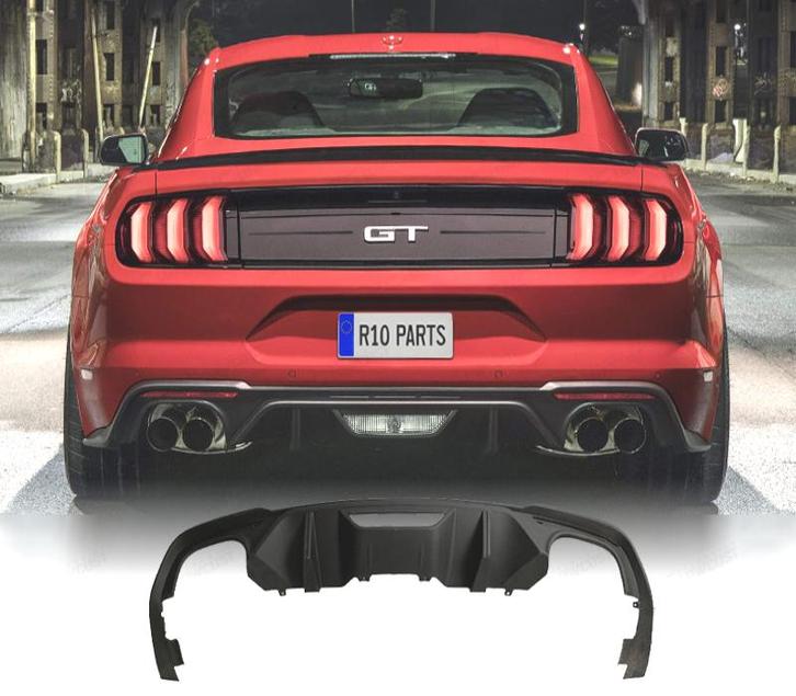 DIFFUSEUR ARRIÈRE FORD MUSTANG 18-22 LOOK GT DOUBLE SORTIE, Autos : Pièces & Accessoires, Carrosserie & Tôlerie, Envoi