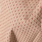 Tissu Gobelin de haute qualité – taupe avec pois rouges et, Antiek en Kunst