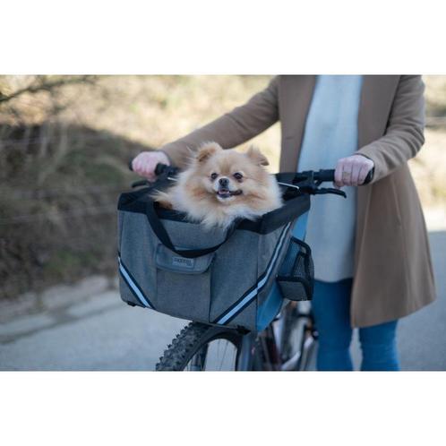 Fietstas vacation 38x29x25 cm, grijs/blauw - kerbl, Dieren en Toebehoren, Honden-accessoires, Nieuw